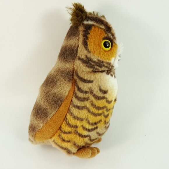 Wild Republic Birds Plush Lot Turkey Owl Bluebird Goldfinch Robin - Picture 15 of 16